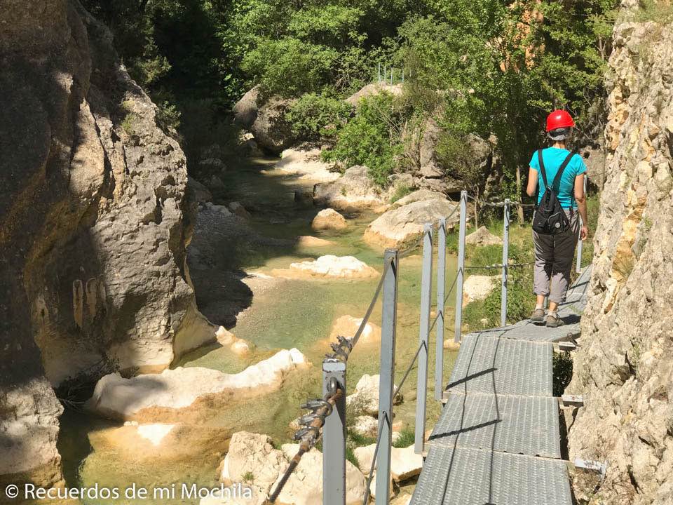 pasarelas del río Vero
