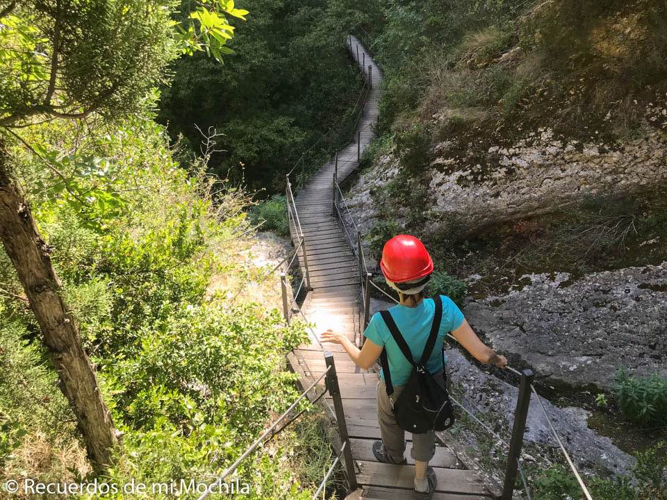 pasarelas del río Vero