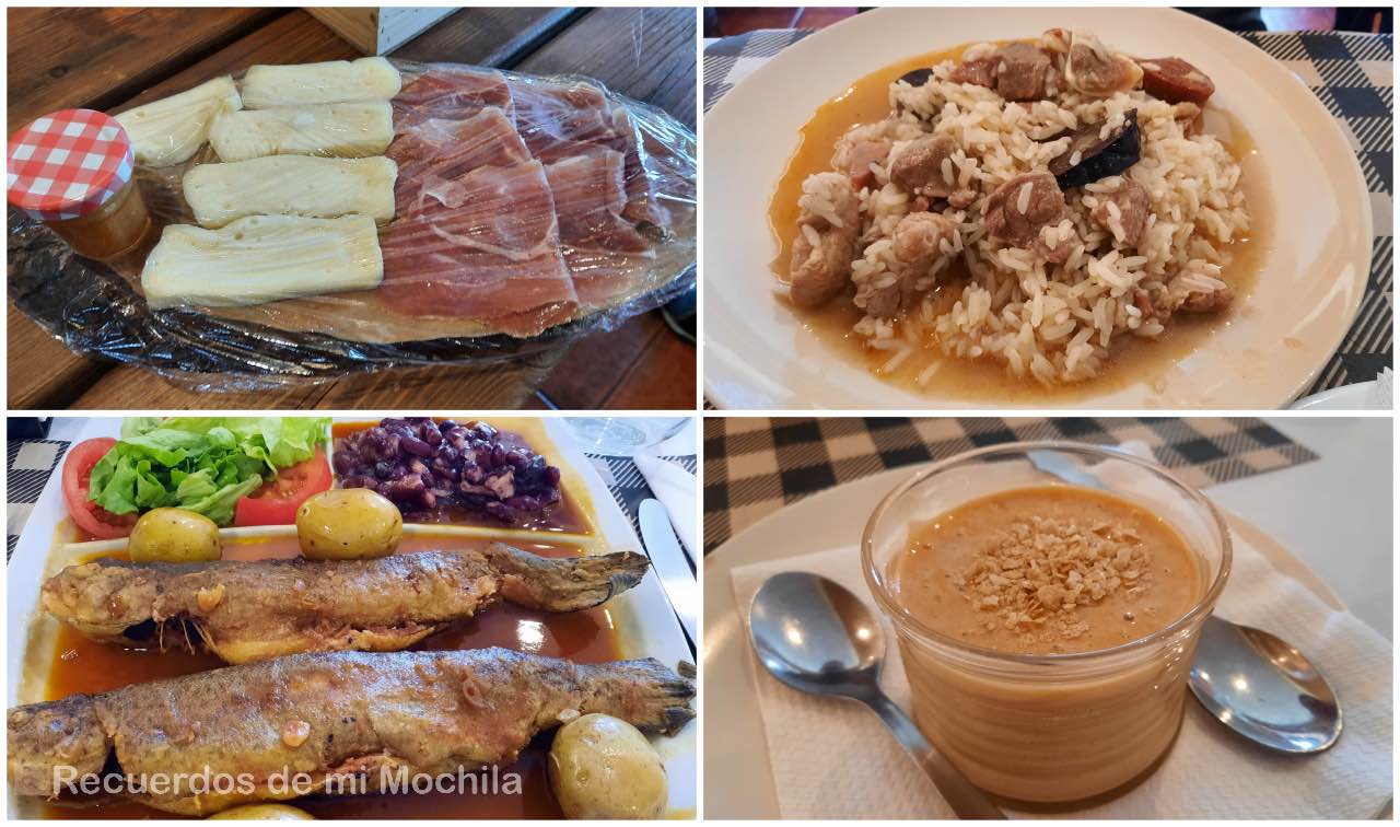 comer en Sierra de la Estrella